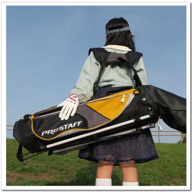 【ジュニア】Wilson ウィルソン PROSTAFF-JGI-JUNIOR-MEDIUM ジュニア5本セット+キャディバッグ付（8〜11歳向け） 20p ジュニア】Wilson ウィルソン PROSTAFF-JGI-JUNIOR-MEDIUM ジュニア5本