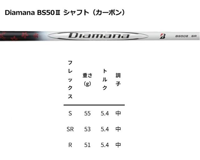 【2025モデル】 ブリヂストン BX2HT ドライバー シャフト:Diamana BS50 II シャフト カーボン 2DQB1W BRIDGESTONE 20p_6