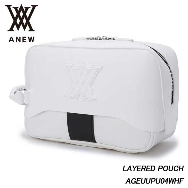 アニュー AGEUUPU04WHF レイヤード ポーチ ANEW LAYERED POUCH
