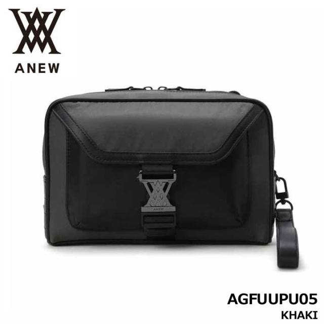 アニュー AGFUUPU05 UNI ユーティリティ ポーチバッグ カーキ  UNI UTILITY POUCH BAG KHAKI ANEW