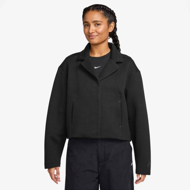 ナイキ NJP-HV2452-010 ナイキ ウィメンズ NSW テックフリース TLRD ジャケット (010)ブラック/(ブラック) レディース 25fw 25p