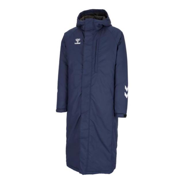 ヒュンメル HAW8118-70 チームパデッドロングコート (70)ネイビー メンズ・ユニセックス 26ss 25p