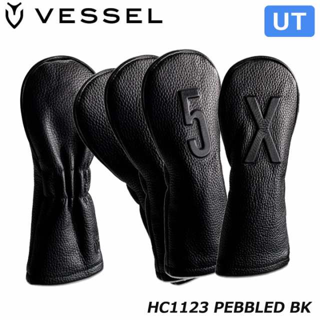 ベゼル HC1123 レザー LUX ヘッドカバー ナンバー ユーティリティ用 （ペブルド ブラック）天然皮革 VESSEL PEBBLED  Leather LUX head coの通販はau PAY マーケット - フルショット | au PAY マーケット－通販サイト