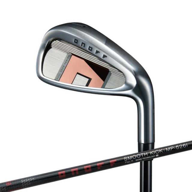【2026モデル】オノフ アイアン 4本セット(#7〜#9,PW)　 赤　シャフト：ONOFF SMOOTH KICK MP-526I カーボン 赤オノフ ONOFF IRON AKA_1