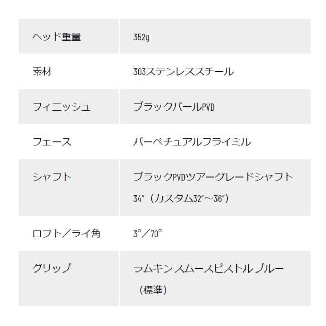 【2024モデル】ベティナルディ BB1W パター 34インチ スムースピストルブルー(標準)グリップ 日本正規品 BETTINARDI 20p_6