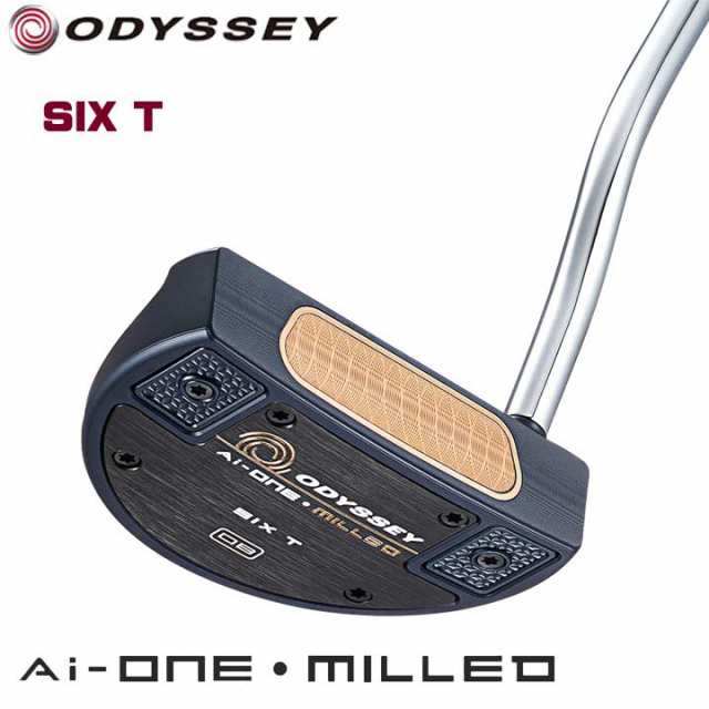 【2024モデル】オデッセイ Ai-ONE MILLED SIX T ミルド シックス ティー パター　STROKE LAB 90シャフト スチール 日本正規品 ODYSSEY A