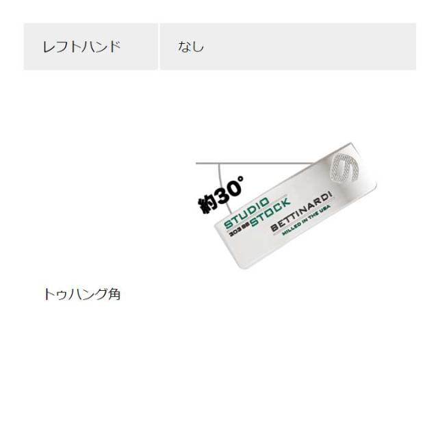 ベティナルディ スタジオストック9 スタビリティツアーシャフト 34
