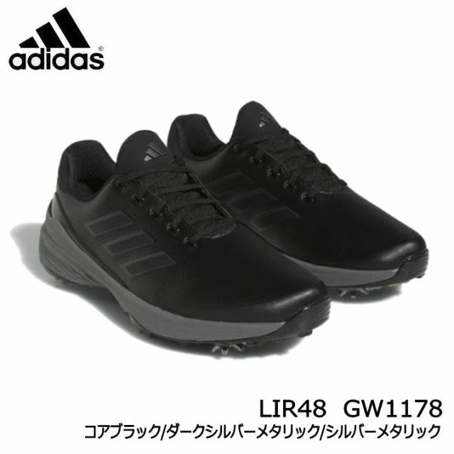 アディダス LIR48-GW1178 ゼットジー23 メンズ スパイク ゴルフシューズ コアブラック/ダークシルバーメタリック/シルバーメタリック adidas
