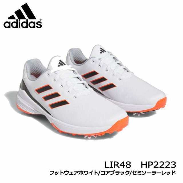 アディダス LIR48-HP2223 ゼットジー23 メンズ スパイク ゴルフシューズ フットウェアホワイト/コアブラック/セミソーラーレッド ZG23 adidasの通販は