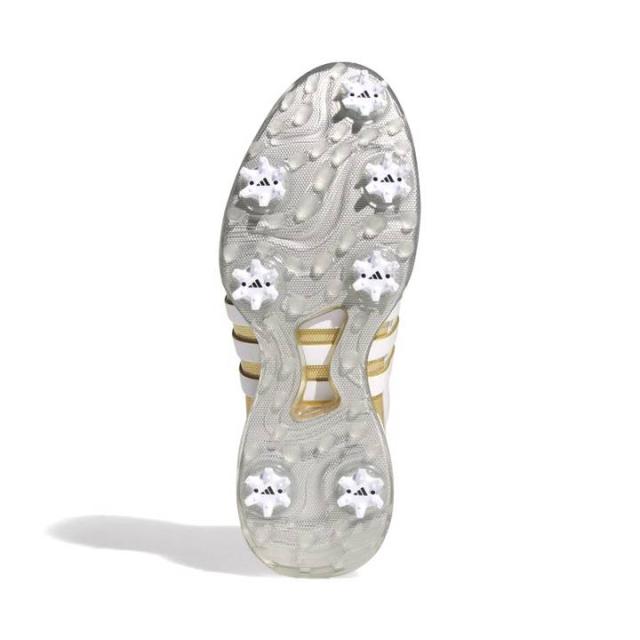 アディダス  MDK77 IE3367 ツアー360 24 メンズ 26.0cm スパイク ゴルフシューズフットウェアホワイト/ゴールドメタリック/シルバーメタリック adidas 10p