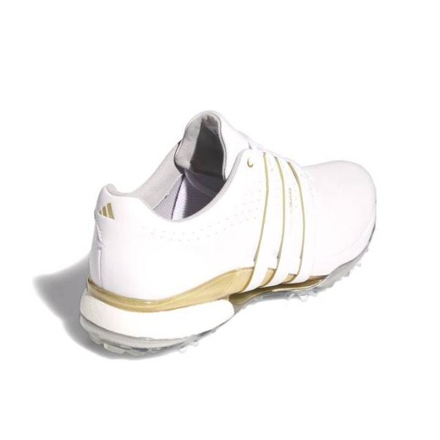 アディダス  MDK77 IE3367 ツアー360 24 メンズ 26.0cm スパイク ゴルフシューズフットウェアホワイト/ゴールドメタリック/シルバーメタリック adidas 10p