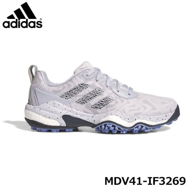 アディダスゴルフ メンズ コードカオス25  MDV41  IF3269 ダッシュグレー/オーロラインク/ハローシルバー スパイクレス ゴルフシューズ  adidas GOLF