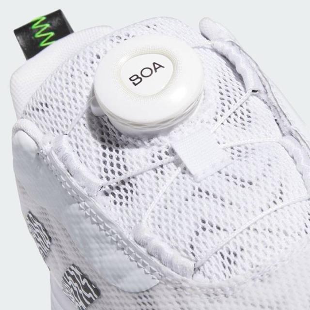 アディダスゴルフ ジュニア コードカオス25 ボア NKZ97  IG8770 フットウェアホワイト/コアブラック/ルシッドレモン スパイクレス ゴルフシューズ レディース adidas GOLF アディダスゴルフ ジュニア コードカオス25 ボア NKZ97 IG8770 フット