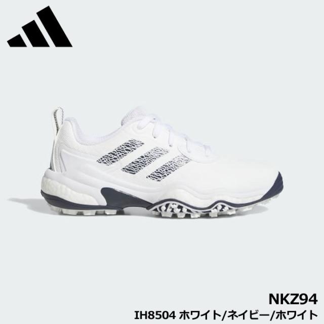 【レディース】【2025モデル】アディダス NKZ94 コードカオス 25 IH8504 ホワイト/ネイビー/ホワイト スパイクレス ゴルフシューズ ウィメンズ adidas GOLF 10p