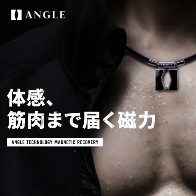 新品 未使用 プロアスリートも実感 中野選手愛用 ANGLE 磁気ネックレス