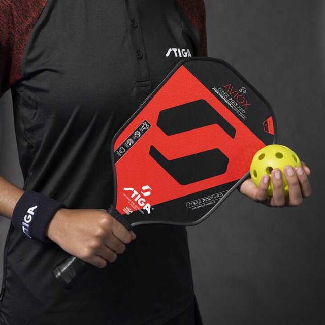 スティガ 3201-0005-00 アビオックス ファイバーポリ プロ レッド 10.5mm ピックルボール パドル Pickleball Paddle Aviox Fiber Poly Pro Red STIGA