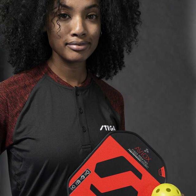 スティガ 3201-0005-00 アビオックス ファイバーポリ プロ レッド 10.5mm ピックルボール パドル Pickleball Paddle Aviox Fiber Poly Pro Red STIGA