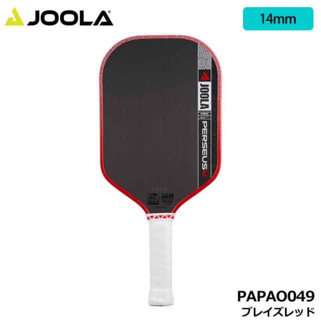 【2026モデル】ヨーラ PAPAO049 ベン・ジョンズ ペルセウス プロ V 14mm ブレイズレッド ピックルボール パドル JOOLA
