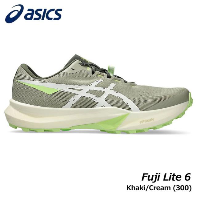 アシックス 1011C086 Fuji Lite 6 カラー:Khaki/Cream(300)  メンズ ランニング シューズ asics 20p
