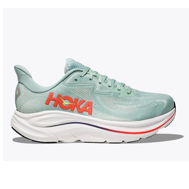 HOKA ホカ 1162030 CLIFTON 10 セージ / ネオン フレーム（SGNN） メンズ  ロードランニング クリフトン 10 トレイルランニング シューズ  マラソン トレラン ジョギング トレーニング ウォーキング 日本正規品 10p