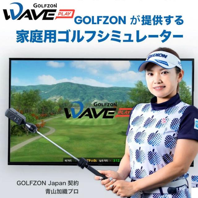 GOLFZON WAVE PLAY 家庭用 ゴルフシミュレーター ゴルフゾン ウェーブプレイ シミュレーション スイング解析 練習器の通販は