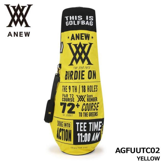 アニュー AGFUUTC02 ユニセックス ロゴ グラフィック エアカバー イエロー UNI LOGO GRAPHIC AIRCOVER YELLOW ANEW