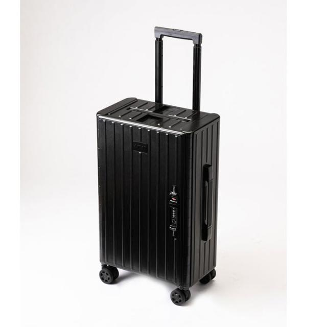 &amp;.FLAT アンドフラット 折り畳みキャリーケース メタリックカラー ブラック 35L FL14-4-00001 CARRY CASE METALLIC COLOR BLACK_1