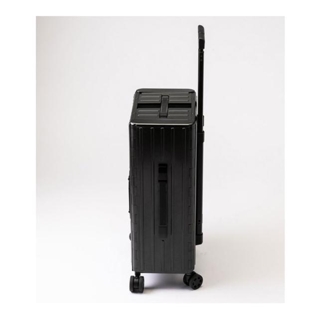 &amp;.FLAT アンドフラット 折り畳みキャリーケース メタリックカラー ブラック 35L FL14-4-00001 CARRY CASE METALLIC COLOR BLACK_2