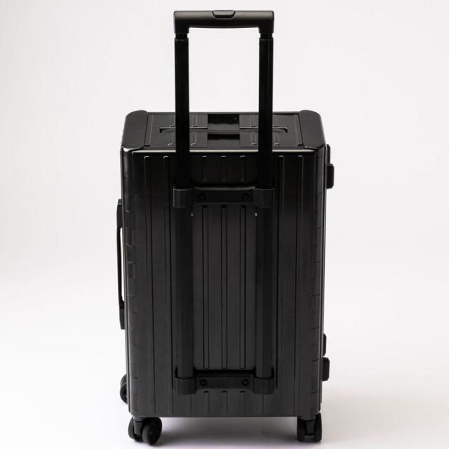 &amp;.FLAT アンドフラット 折り畳みキャリーケース メタリックカラー ブラック 35L FL14-4-00001 CARRY CASE METALLIC COLOR BLACK_3