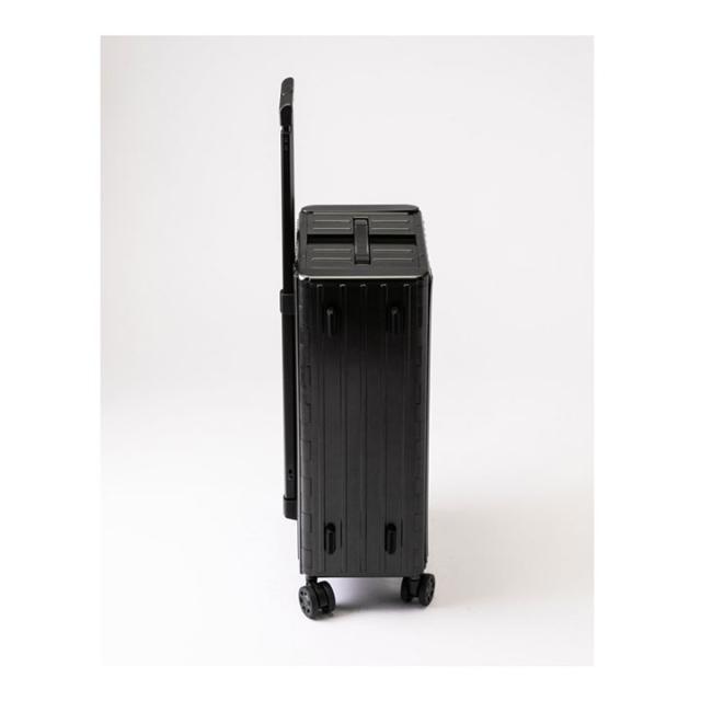 &amp;.FLAT アンドフラット 折り畳みキャリーケース メタリックカラー ブラック 35L FL14-4-00001 CARRY CASE METALLIC COLOR BLACK_4