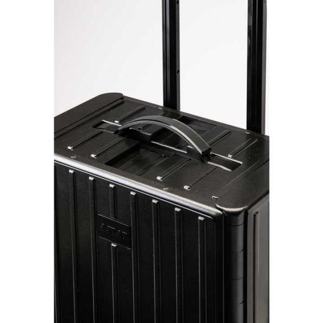 &amp;.FLAT アンドフラット 折り畳みキャリーケース メタリックカラー ブラック 35L FL14-4-00001 CARRY CASE METALLIC COLOR BLACK_5