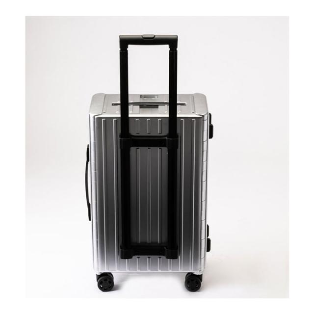 &.FLAT アンドフラット 折り畳みキャリーケース メタリック