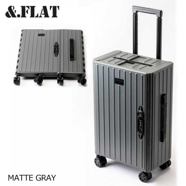 &.FLAT アンドフラット 折り畳みキャリーケース マットカラー グレー 35L FL14-4-00002 COMPACY CARRY CASE MATTE COLOR GRAY 22,946円