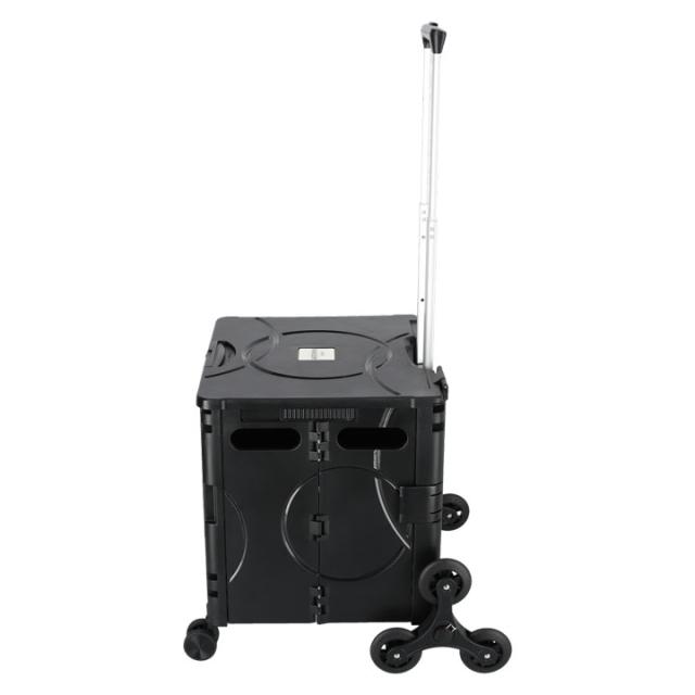 &.FLAT アンドフラット 折り畳みコンテナ キャリーケース レンジャー ブラック Lサイズ 48L FR01-48L CARRY CASE Ranger BLACK_3