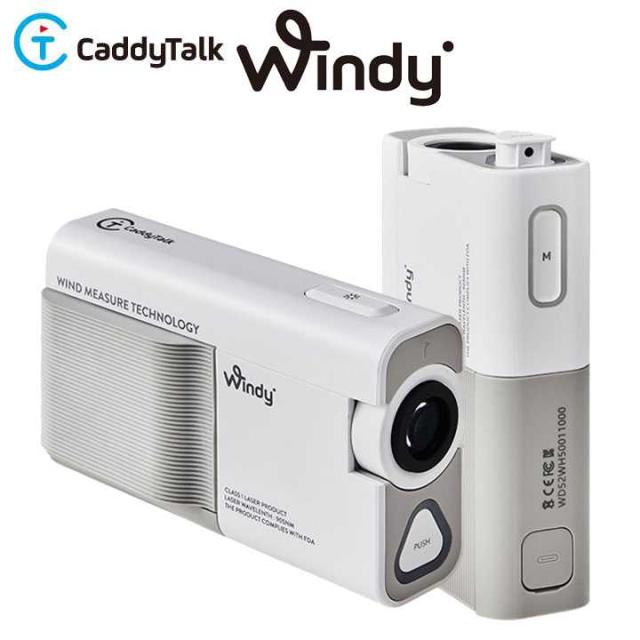 正規販売店】CaddyTalk Windy ホワイト レーザー 距離計