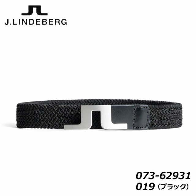 J.リンドバーグ 073-62931 メンズ ベルト ブラック(019) ゴルフ MENS BELT J.LINDEBERG