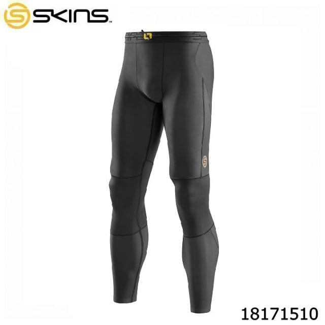 スキンズ 18171510 SERIES-5 メンズ ロングタイツ ブラック メンズ ボトムス ストレッチ スポーツインナー