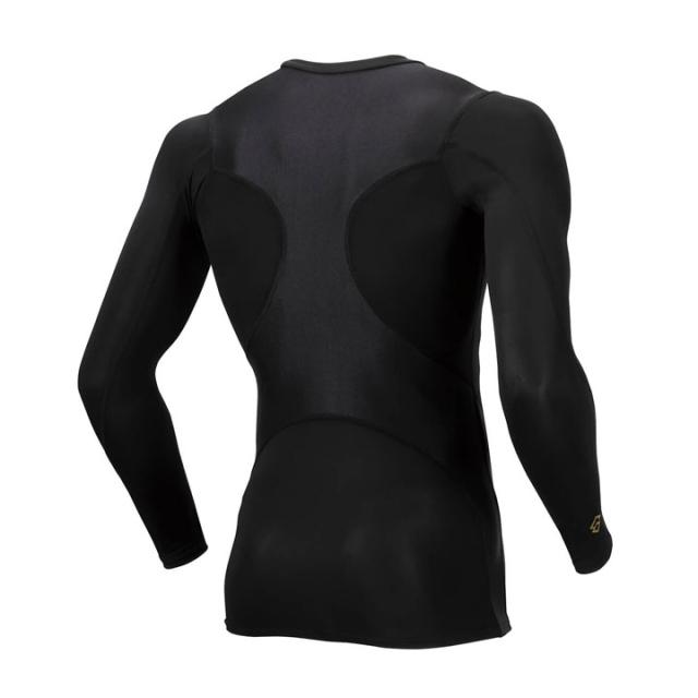 【正規販売店】コラントッテSPORTS PRO ウェア トップス ロング ブラック×ゴールド コラントッテスポーツ プロ 磁気ウェアS16020 長袖 医療機器 磁気ウェア 筋肉痛解消 血行改善 冷え性 磁石 磁気 有名スポーツ選手使用 メンズ レディース DBDAA Colantotte Sports pro_2