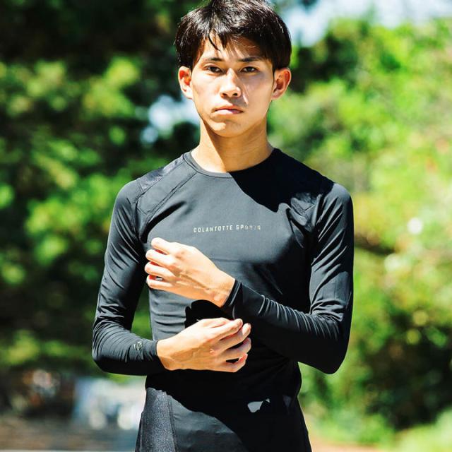 【正規販売店】コラントッテSPORTS PRO ウェア トップス ロング ブラック×ゴールド コラントッテスポーツ プロ 磁気ウェアS16020 長袖 医療機器 磁気ウェア 筋肉痛解消 血行改善 冷え性 磁石 磁気 有名スポーツ選手使用 メンズ レディース DBDAA Colantotte Sports pro_6