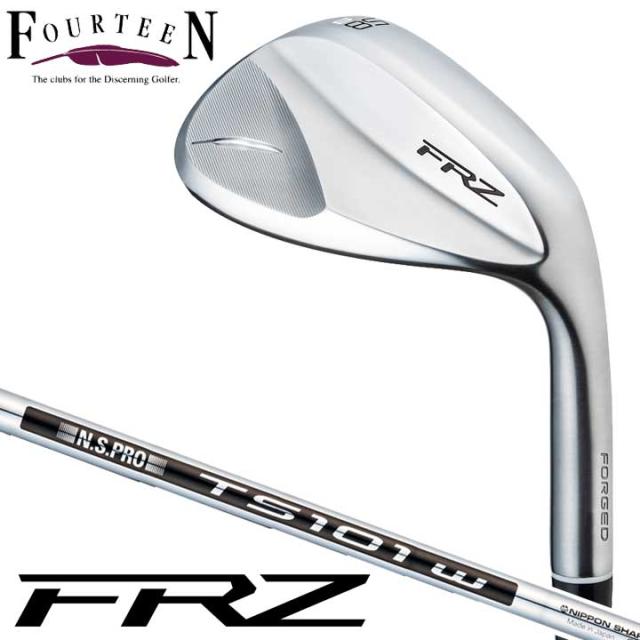 【2024モデル】 フォーティーン FRZ ウェッジ パールサテン仕上げ　シャフト:N.S.PRO TS-101w スチール FOURTEEN 10p