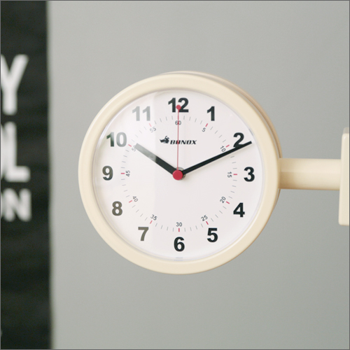 特典付】掛け時計 BONOX DULTON ダルトン DOUBLE FACE CLOCK 170D 両面