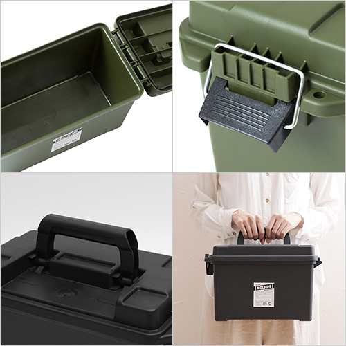 収納ボックス フタ付き モールディング MOLDING AMMO TOOL BOX L