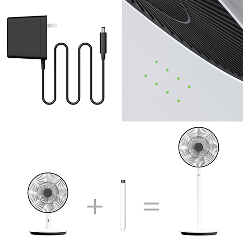 【特典付】 バルミューダ BALMUDA 扇風機 グリーンファン The GreenFan EGF-1800 静か DCモーター 静音 サーキュレーター 卓上扇風機 正規販売店_3