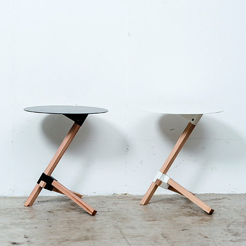 サイドテーブル おしゃれ デュエンデ DUENDE TRE SIDE TABLE DU0210 トレ 形 ミニテーブル ソファ ベッド シンプル スチール 木製_3