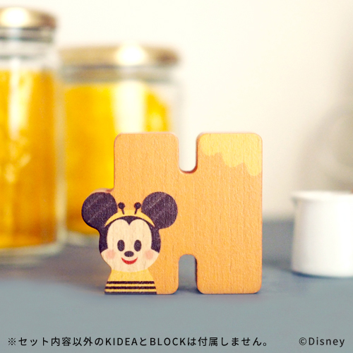 ディズニー KIDEA アルファベット 積み木 積み木 知育 ディズニー キディア Disney KIDEA アルファベット