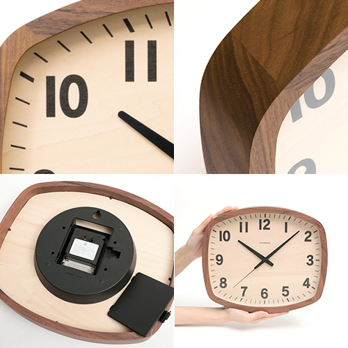 新品 両面時計 クロック ダルトン レクタングル GRAY インダストリアル