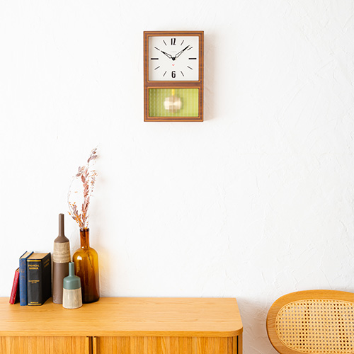 CHAMBRE シャンブル ガラスペンデュラム クラシック CH-052 掛け時計