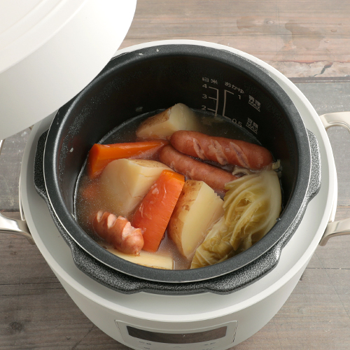 【特典付】 圧力鍋 電気 リデポット Re・De Pot 電気圧力鍋 2L PCH-20 圧力調理 炊飯器 4合 低温調理 スロー調理 無水調理 1.2L レシピ