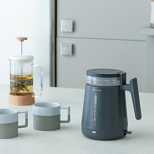 電気ケトル ガラス レコルト recolte ダブルウォール ガラスケトル RDG-1 0.8L おしゃれ 電気ポット 湯沸かしケトル コンパクト ギフト