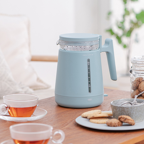 電気ケトル ガラス レコルト recolte ダブルウォール ガラスケトル RDG-1 0.8L おしゃれ 電気ポット 湯沸かしケトル コンパクト ギフト